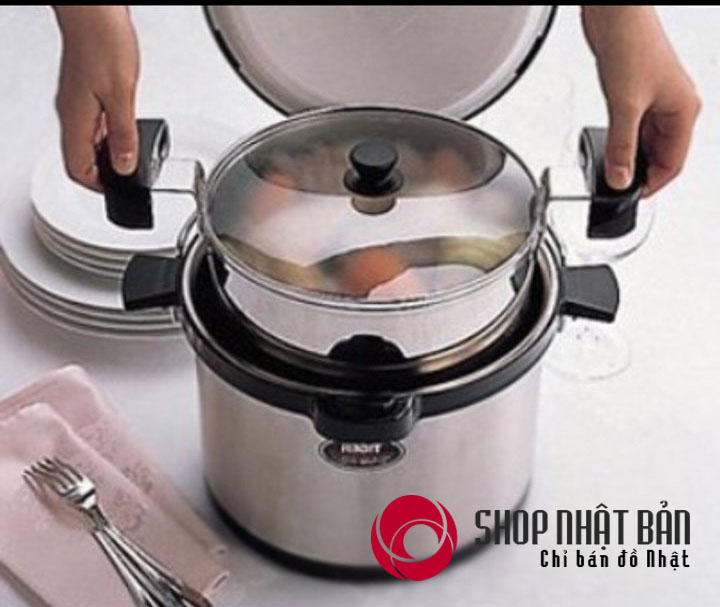 Nhờ bộ phận giữ nhiệt bằng hợp kim đặc biệt, nồi ủ Thermos Nhật giúp bạn nấu cháo, hầm thịt, làm nhừ thức ăn