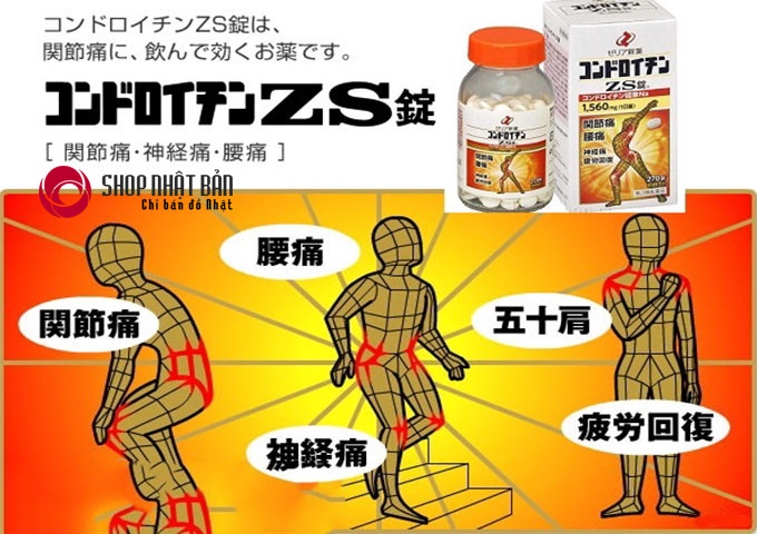 Viên uống bổ xương khớp cao cấp ZS Chondroitin Nhật Bản giúp bạn phòng và trị các bệnh lý từ sụn khớp, giúp xương khớp được bôi trơn hoạt động hiệu quả.
