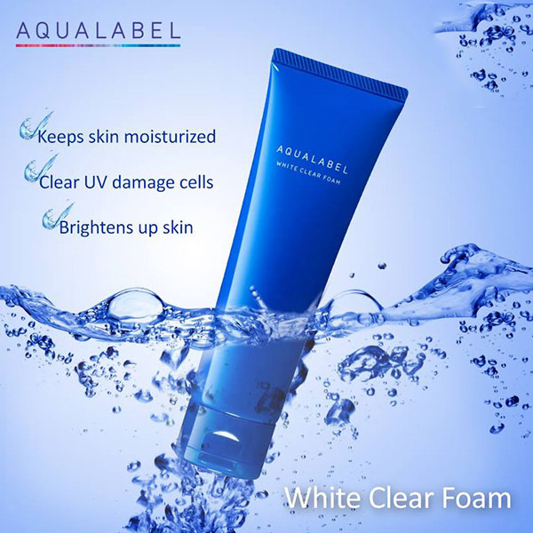 Thành phần sữa rửa mặt trắng da Aqualabel được chiết xuất từ thiên nhiên tuyệt đối an toàn cho da.