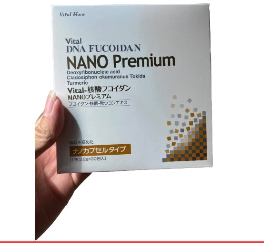 Vital DNA Fucoidan Nano Premium được sản xuất dưới dạng siêu vi, dễ dàng hấp thụ vào cơ thể